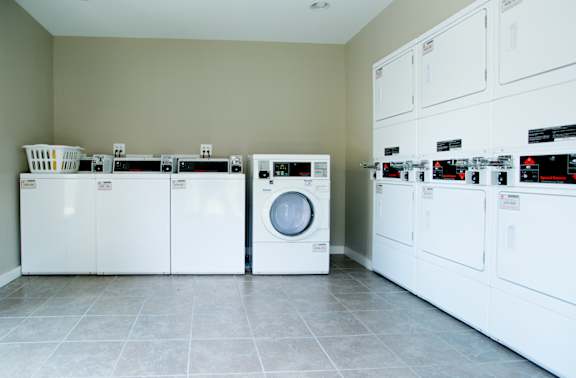 Laundry room at Ventana at The Lake, Hendersonville, TN 37075.